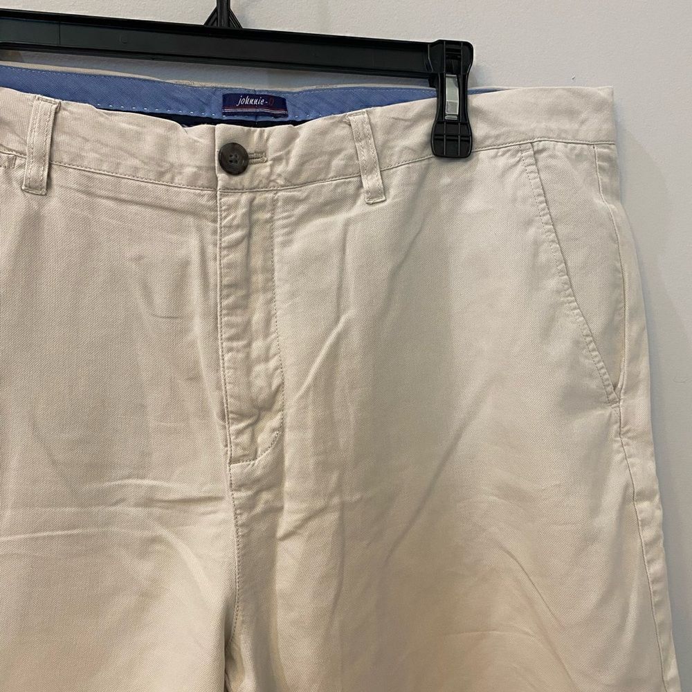 Johnnie-O Chino Flat Front Shorts Men Size 38 - Picture 3 of 8